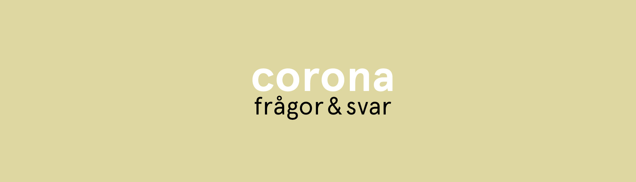 Coronainformation Friskis&Svettis Enköping